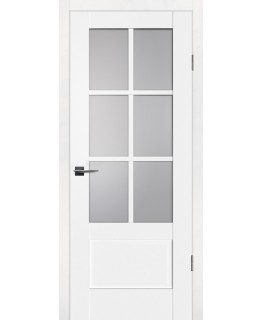 Дверь PSC-43 Белый со стеклом