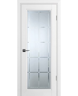 Дверь PSU-35 Белый со стеклом