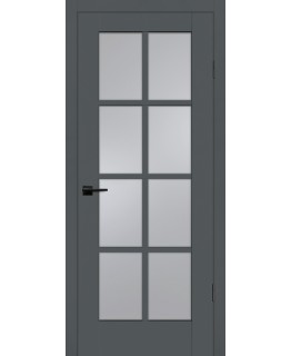 Дверь PSC-41 Графит со стеклом
