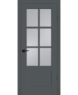 Дверь PSC-43 Графит со стеклом