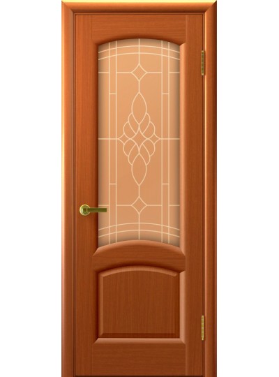 Дверь Лаура (темный Анегри, стекло)