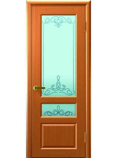 Дверь LUXOR ВАЛЕНТИЯ 2 (Светлый Анегри Т34, стекло)
