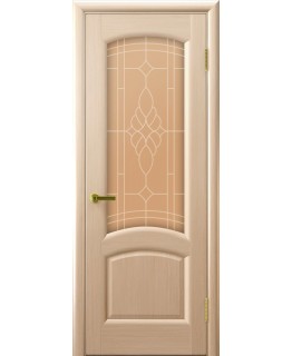 Дверь Лаура (беленый дуб, стекло)