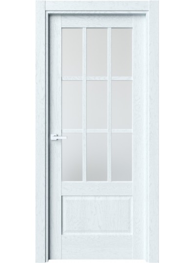 Дверь LUXOR Z-6 Дуб сатин со стеклом