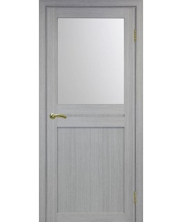Дверь Оптим ЭКО 520.211 дуб серый, стекло сатинат