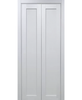 Дверь-книжка Оптим ЭКО 501.1 белый монохром, глухая