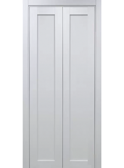 Дверь-книжка Оптим ЭКО 501.1 белый монохром, глухая