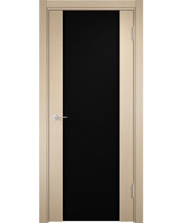 Дверь Верда Casaporte экошпон Сан-Ремо 01 беленый дуб, триплекс черный