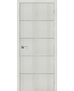 Дверь Браво Порта-50А-6 экошпон бьянко кроскут, глухая