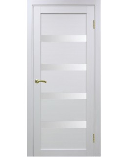 Дверь Оптим ЭКО 505.12 белый монохром, стекло мателюкс