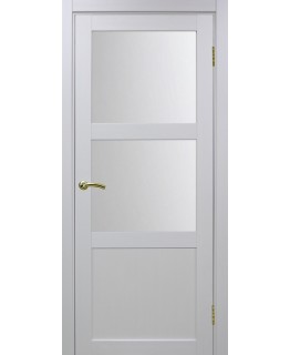 Дверь Оптим ЭКО 530.221 белый монохром, стекло сатинат