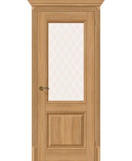 Дверь Браво Классико-33 экошпон анегри вералинга, сатинато белое художественное "White Сrystal"
