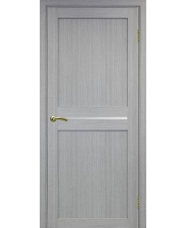 Дверь Оптим ЭКО 520.121 дуб серый, стекло сатинат