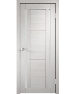 Дверь VellDoris  экошпон Duplex 2 дуб белый, стекло мателюкс