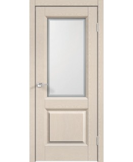 Дверь VellDoris экошпон Neoclassico Alto 6 ясень капучино, стекло мателюкс