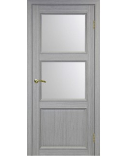 Дверь Оптим ЭКО 630.221 ОФ1 дуб серый, сатинат
