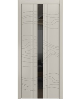 Дверь Шейл Дорс LP-12 неаполь, лакобель черное