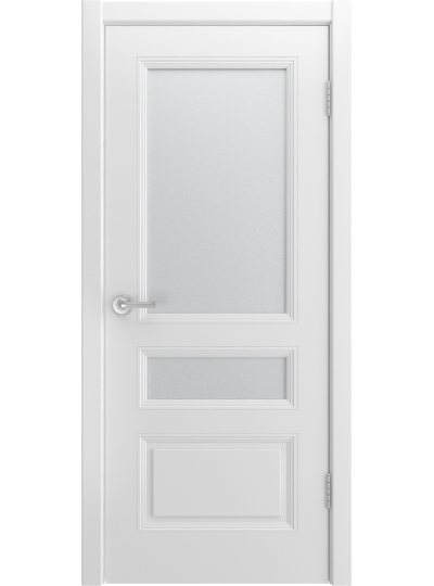 Дверь Шейл Дорс Bellini 555 эмаль белая, сатинато 1-2 белое