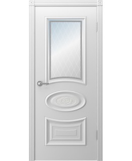 Дверь Шейл Дорс Унисон эмаль белая, стекло фотопечать 4