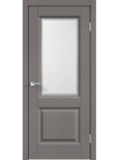 Дверь VellDoris экошпон Neoclassico Alto 6 ясень грей, стекло мателюкс