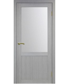 Дверь Оптим ЭКО 502.21 дуб серый, стекло сатинат, 600*1900