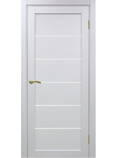 Дверь Оптим ЭКО 506.12 белый монохром, стекло мателюкс