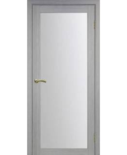 Дверь Оптим ЭКО 501.2 дуб серый, стекло сатинат