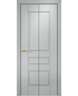 Дверь Оникс Compact 180° Версаль фрезерованная эмаль RAL 7038, глухая