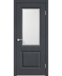 Дверь VellDoris экошпон Neoclassico Alto 6 ясень графит, стекло мателюкс