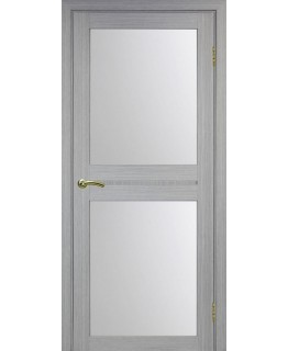 Дверь Оптим ЭКО 520.212 дуб серый, стекло сатинат