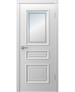 Дверь Шейл Дорс Тон эмаль белая, стекло фотопечать 4