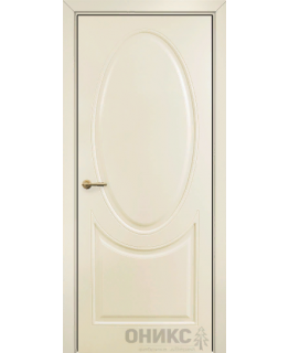 Дверь Оникс Брюссель фрезерованная №2 эмаль слоновая кость, глухая