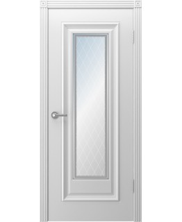 Дверь Шейл Дорс Прима эмаль белая, стекло фотопечать 4