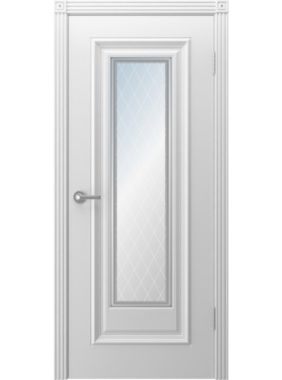 Дверь Шейл Дорс Прима эмаль белая, стекло фотопечать 4