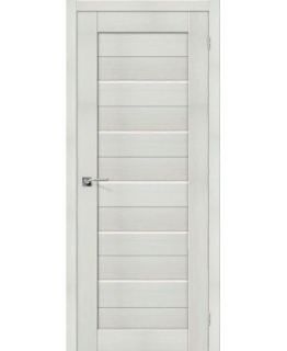 Дверь Браво Порта-22 экошпон бьянко вералинга, сатинато белое "Magic Fog"