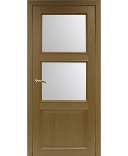 Дверь Оптим ЭКО 630.221 ОФ1 орех классик, lacobel белый, 800*2000