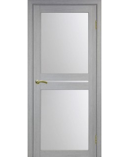 Дверь Оптим ЭКО 520.222 дуб серый, стекло сатинат