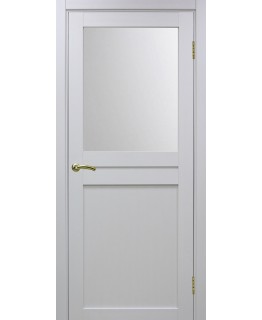Дверь Оптим ЭКО 520.211 белый монохром, стекло сатинат