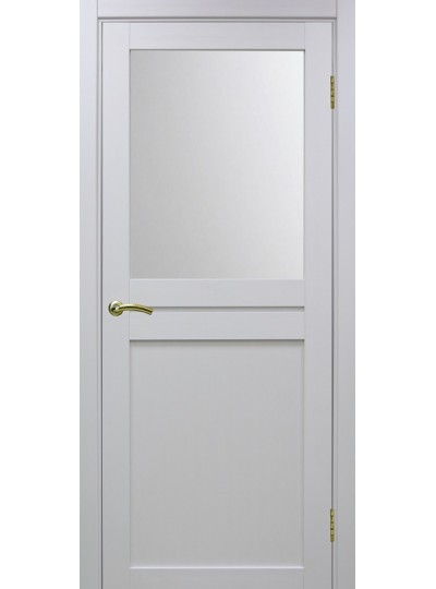 Дверь Оптим ЭКО 520.211 белый монохром, стекло сатинат