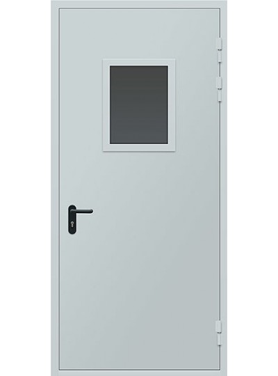 ДПМО-1 Дверь противопожарная металлическая остекленная EI-60 мин
