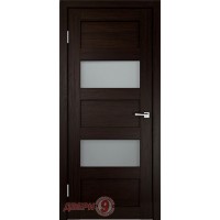 Дверь Velldoris Тренд-2V Trend Венге стекло мателюкс