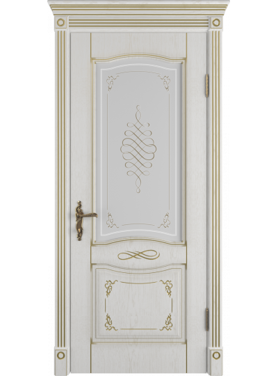 Межкомнатная дверь Веста ДО (Bianco Classic PG)