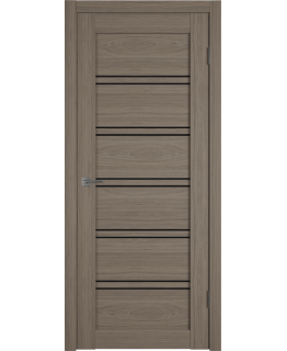 Межкомнатная дверь Atum Pro 28 (Brun Oak, Black Gloss)