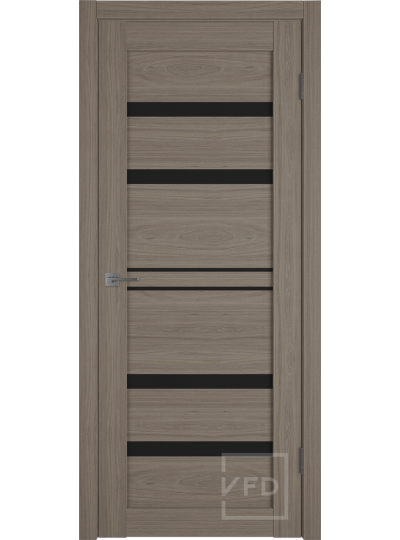 Межкомнатная дверь Atum Pro 26 (Brun Oak, Black Gloss)