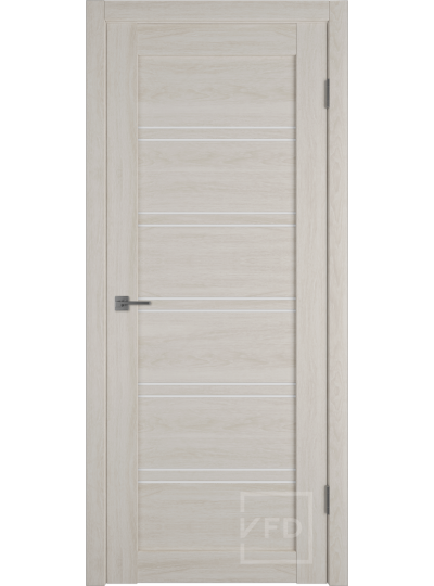 Межкомнатная дверь Atum Pro 28 (Scansom Oak, White Cloud)