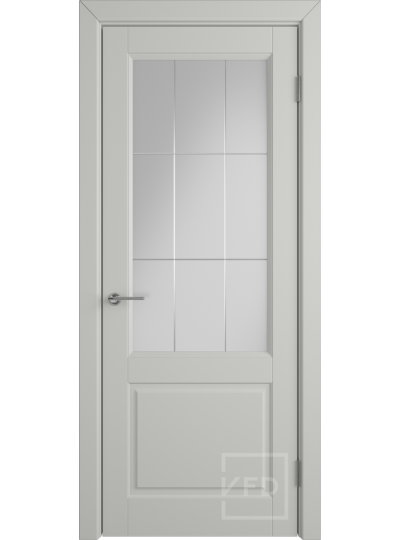 Межкомнатная дверь Dorren ДО (Cotton — Светло серая эмаль)