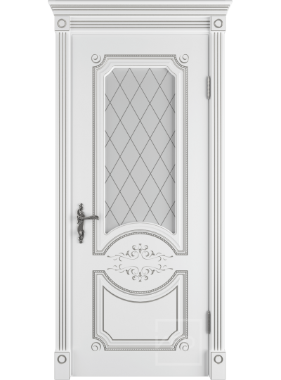 Межкомнатная дверь Milana 3D (Polar PS, Art Cloud)