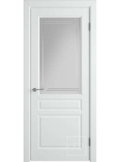 Межкомнатная дверь Stockholm ДО (Polar — Белая эмаль)
